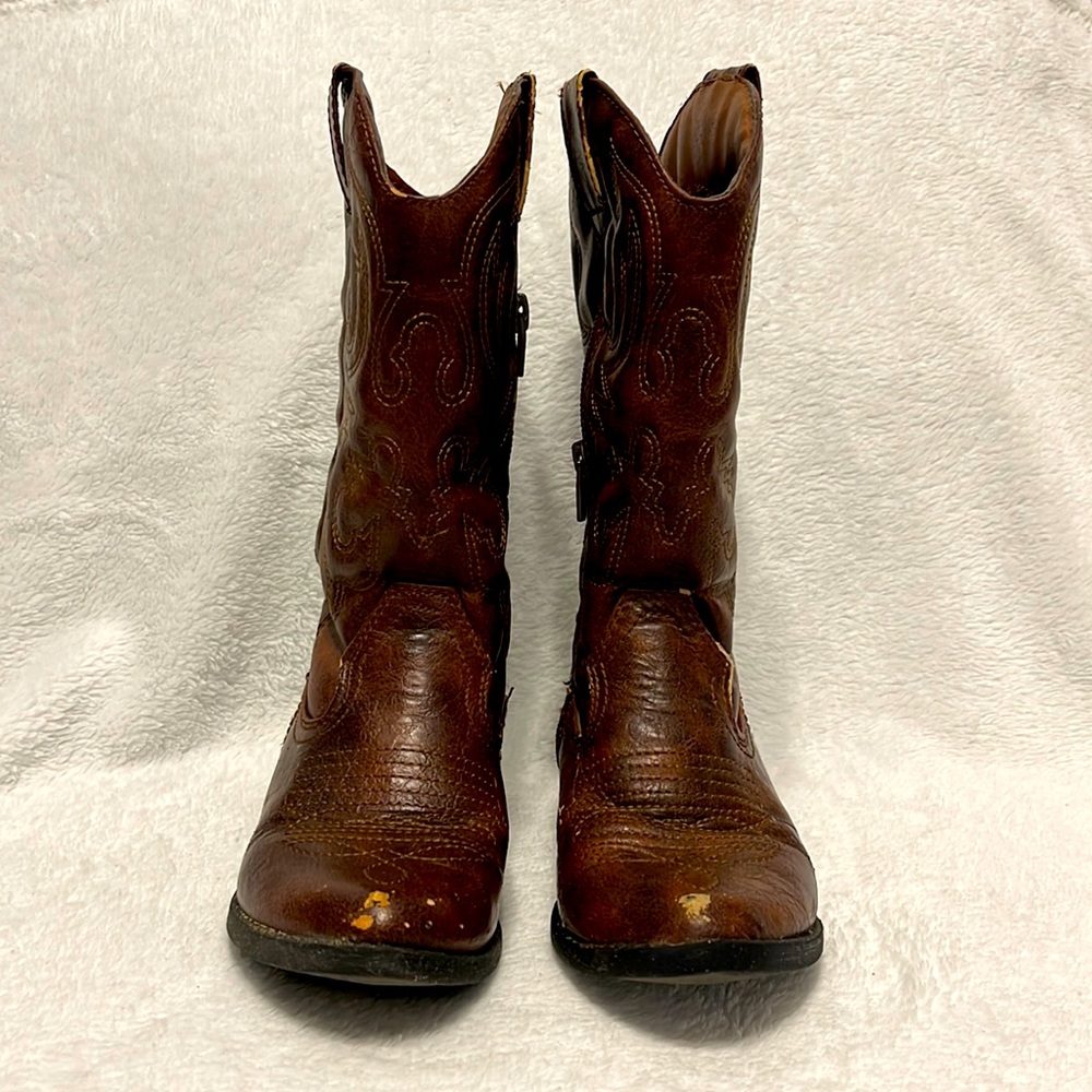Brown Western Boots for Little girls in Good condition.